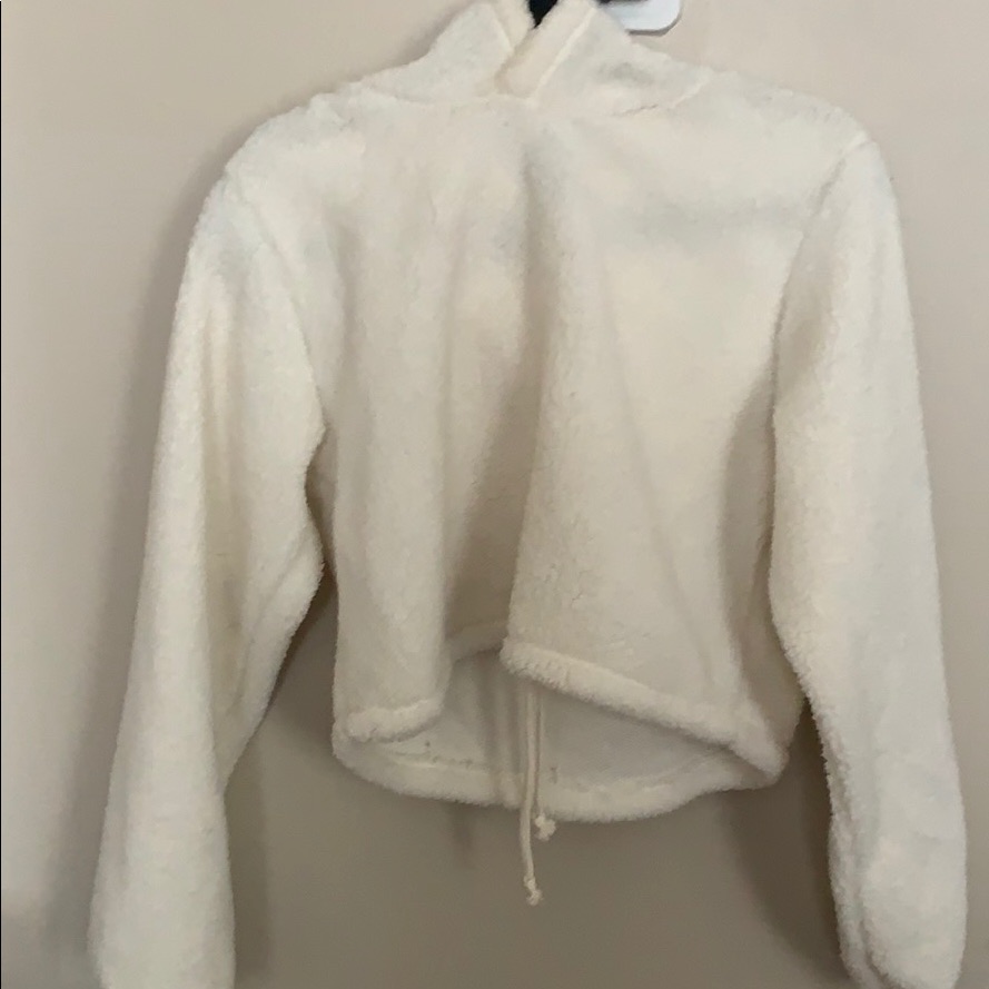 White Fluffy Pullover
